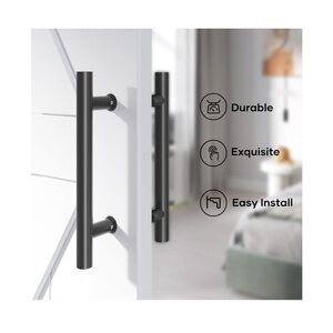 Black Door Handle Set